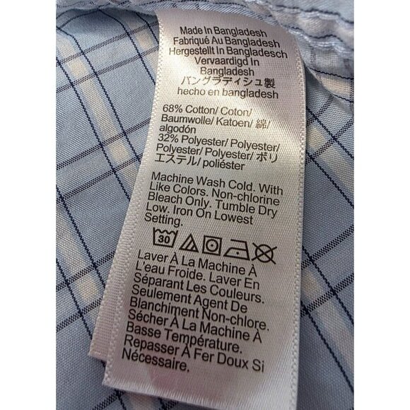 J Crew Shirt Mens XL Blue Plaid Long Sleeve Button Down Casual - Picture 11 of 14